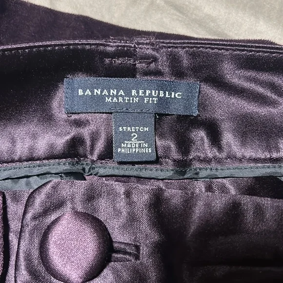 Banana Republic Velvet pants - Picture 4 of 5